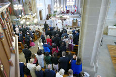 Feier der 1. Heiligen Kommunion in Sankt Crescentius (Foto: Karl-Franz Thiede)